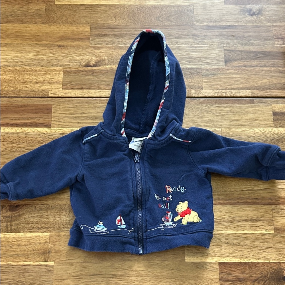 Vintage Baby Winnie the Pooh Hoodie Jacket